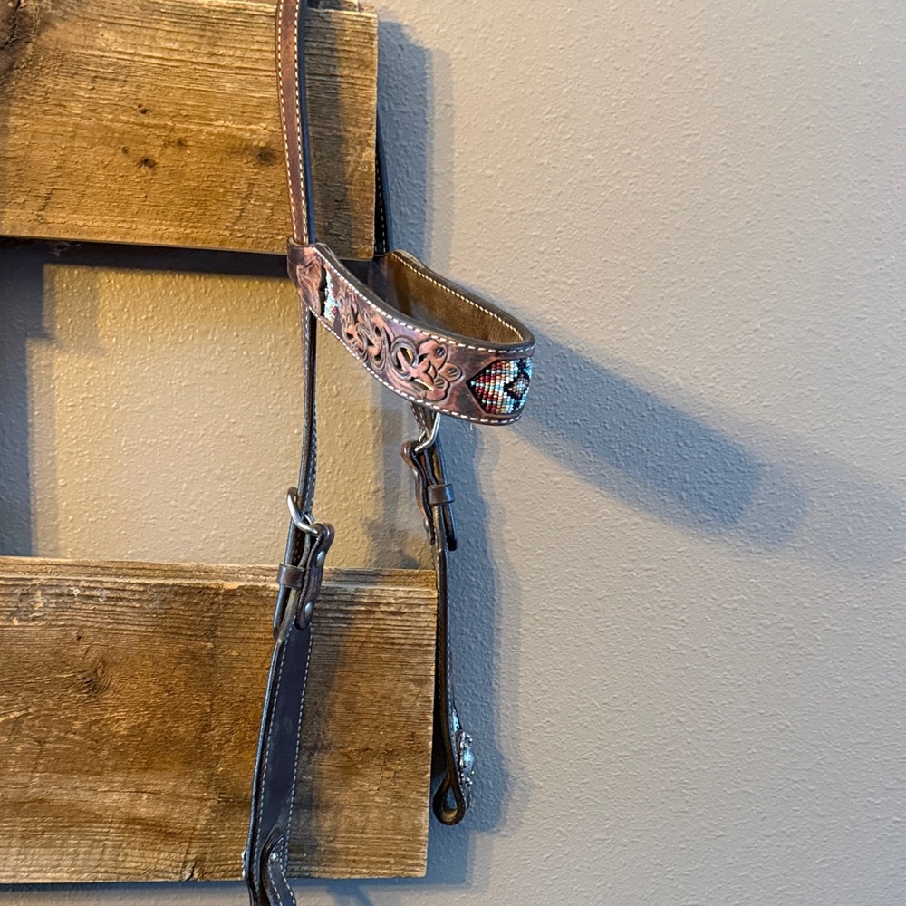 Circle Y Beaded Headstall